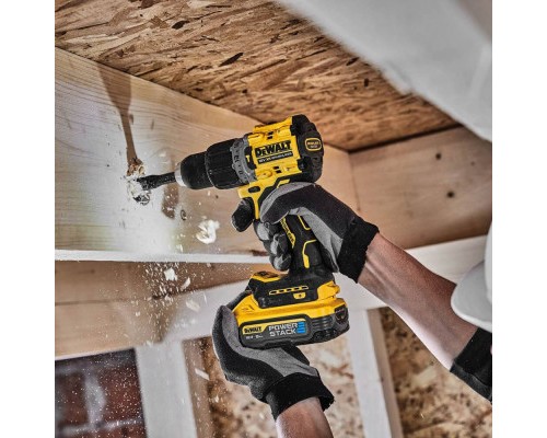 Шуруповерт DeWALT XR Li-Ion PowerStack 18 В, 2x5Ah, 90 Нм, 0-650/0-2000 об/хв, TSTAK (DCD805H2T)