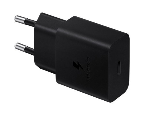 Зарядний пристрій Samsung USB-С 15W Black + Cable USB-C 1m (EP-T1510XBEGEU)