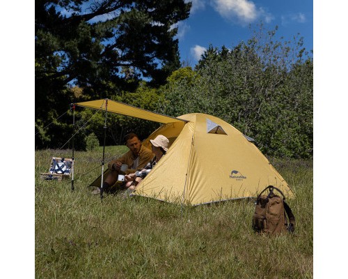 Намет Naturehike двомісний P-Series NH18Z022-P 210T/65D помаранчевий (6975641887843)