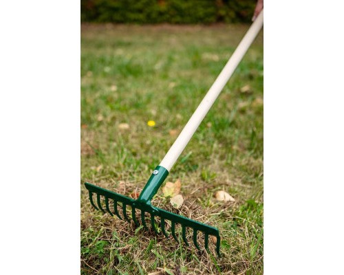 Граблі Verto 14 зубців, ширина 36см, 140см, 1.4кг (15G057)