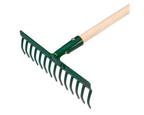 Граблі Verto 14 зубців, ширина 36см, 140см, 1.4кг (15G057)