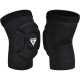 Фіксатор коліна RDX Hosiery Knee Foam K5 Black/White L (пара) (HYP-K5BW-L)
