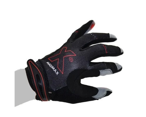 Рукавички для фітнесу MadMax MXG-103 X Gloves Black/Grey S (MXG-103-BLK_S)