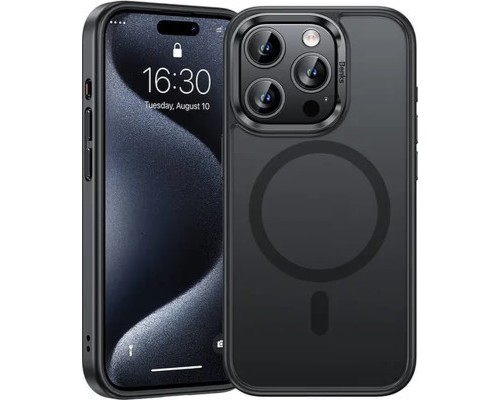 Чохол до мобільного телефона Benks MagClap Mist Protective Black for iPhone 15 Pro (1248531)