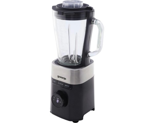 Блендер Gorenje стаціонарний 1000Вт, чаша-1500мл, скло, чорний (B1000DE)