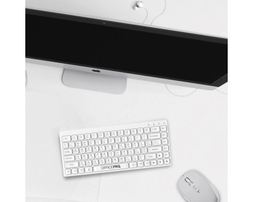 Клавіатура OfficePro SK955W Wireless/Bluetooth White (SK955W)