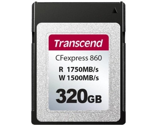 Карта пам'яті Transcend 320GB CFExpress Gen3x2 (TS320GCFE860) Карта пам'яті Transcend 320GB CFExpress Gen3x2 (TS320GCFE860)