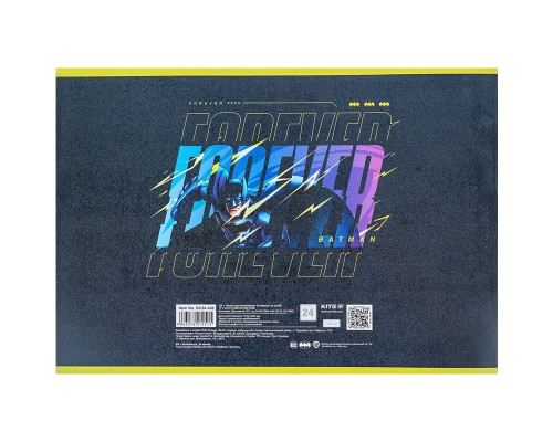 Альбом для малювання Kite DC Comics 24 аркушів (DC24-242) 