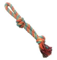 Іграшка для собак Nunbell Мотузкова Два вузли Велика 42 см (YM0181)