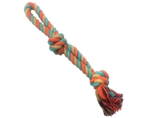 Іграшка для собак Nunbell Мотузкова Два вузли Велика 42 см (YM0181)