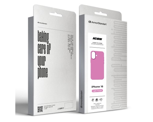 Чохол до мобільного телефона Armorstandart ICON2 Case Apple iPhone 16 Light Purple (ARM79627)