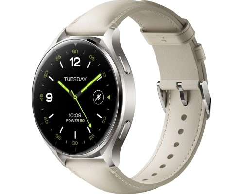 Смарт-годинник Xiaomi Watch 2 Titan BHR9306GL Gray Case White Leather Strap (1093970)