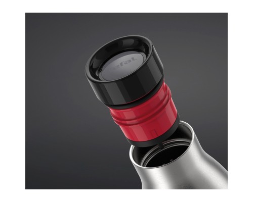 Термос Tefal Bludrop soft touch, 500мл, нержавіюча сталь, графітовий (N3110510)