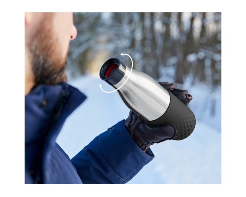 Термос Tefal Bludrop soft touch, 500мл, нержавіюча сталь, графітовий (N3110510)