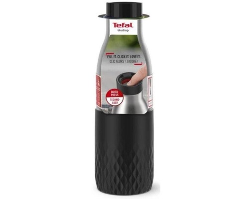 Термос Tefal Bludrop soft touch, 500мл, нержавіюча сталь, графітовий (N3110510)