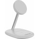 Зарядний пристрій Canyon wireless charger WCS-205 15W Qi2 2in1 w/o adapter White (CNS-WCS205WW/A)