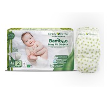 Підгузки Clearly Herbal Bamboo, розмір 2 (3-6 кг), 32 шт (1134)