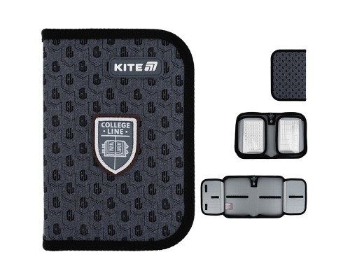 Пенал Kite 622 College Line, 1 відділення, 2 відвороти (K25-622-2)