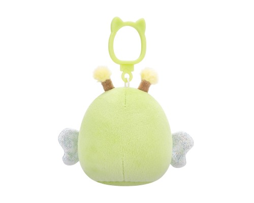 Брелок Squishmallows на кліпсі – Бджілка Сібіл 9 см (SQCP00460)