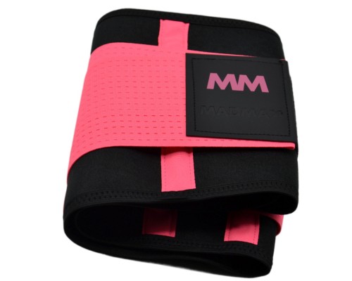 Пояс компресійний MadMax MFA-277 Slimming belt Black/neon pink L (MFA-277-PNK_L)