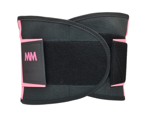 Пояс компресійний MadMax MFA-277 Slimming belt Black/neon pink L (MFA-277-PNK_L)