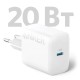 Зарядний пристрій Anker PowerPort 20W USB-C + cable USB-C White (B2347G21)