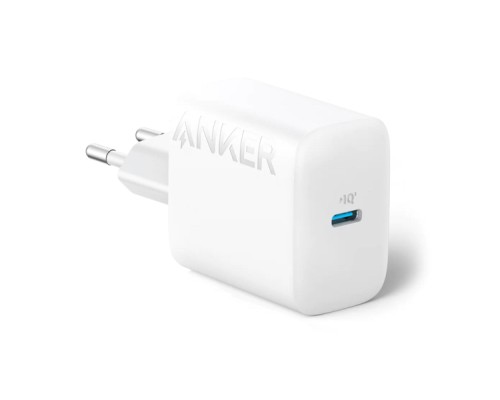 Зарядний пристрій Anker PowerPort 20W USB-C + cable USB-C White (B2347G21)