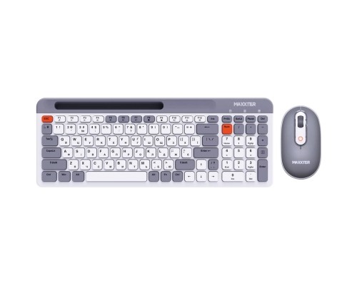 Комплект Maxxter KMS-WCM-03G-UA Wireless Gray/White (KMS-WCM-03G-UA)