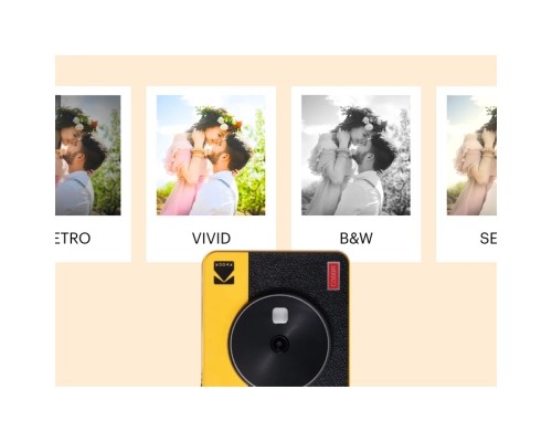 Цифровий фотоапарат Kodak Mini Shot 3 Retro Yellow (C300R)