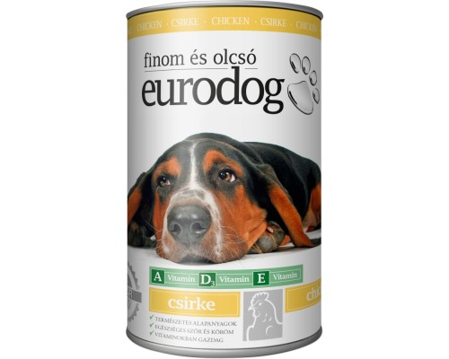 Консерви для собак EuroDog Poultry 1.24 кг (5999886848019)