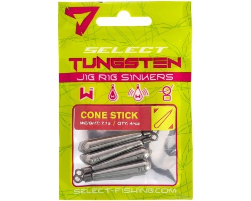 Грузило Select Паличка джиг-ріг вольфрам 14.2g (2 шт/уп) (1870.70.93)