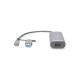 Перехідник USB-C + USB 3.0 to RJ45 2500Mbps Ethernet Digitus (DN-3028)