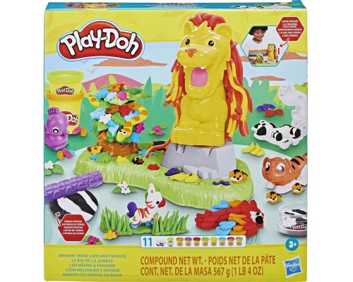 Набір для творчості Hasbro Play-Doh Лев та друзі (F7221)