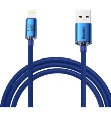 Дата кабель USB 2.0 AM to Lightning 2.0m 2.4A blue Baseus (CAJY000103)