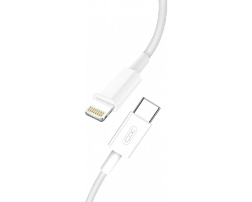 Дата кабель USB 2.0 AM to Lightning 1.0m PD18W NB113 white XO (6920680863846)