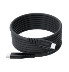 Дата кабель USB-C to USB-C 1.2m 240W magnetic black Choetech (XCC-1051-BK)