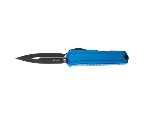 Ніж Microtech Cypher II D/E Black Blade Standard Blue (1242-1BL)