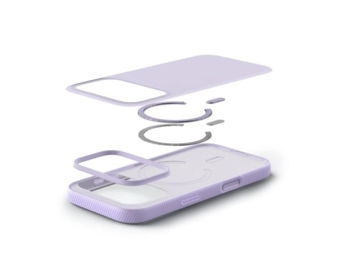 Чохол до мобільного телефона Belkin Magnetic Protective Grip iPhone 17 Pro Lavender (MSA035HQLV)