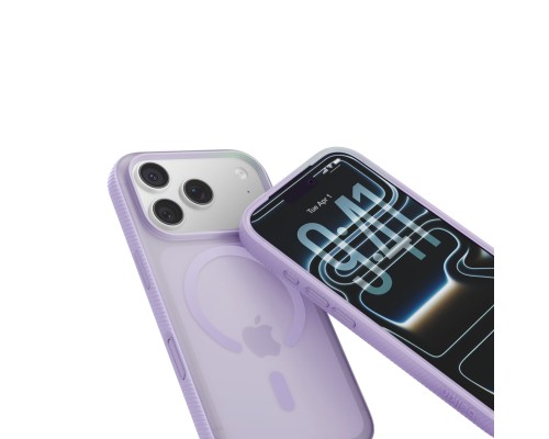 Чохол до мобільного телефона Belkin Magnetic Protective Grip iPhone 17 Pro Lavender (MSA035HQLV)