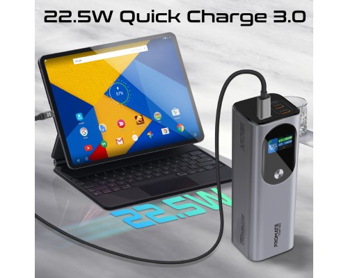 Батарея універсальна Promate 27600mAh PD3.1/140W (titan-160)