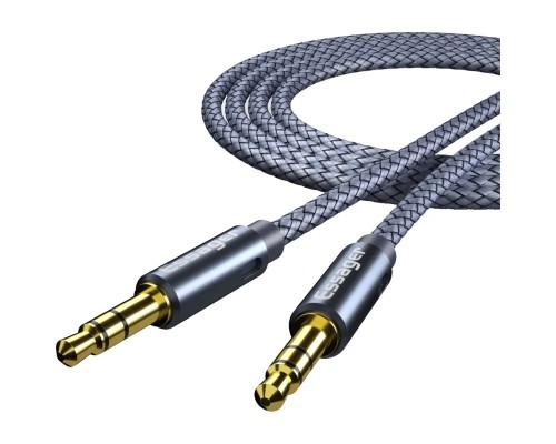Кабель мультимедійний 3.5mm M to 3.5mm M 2.0m gray Essager (EYP35-DYA0G)