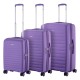 Набір валіз 2E Aero (L+M+S), лавандові (2E-SPP-AERO-SET3-LV)