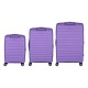 Набір валіз 2E Aero (L+M+S), лавандові (2E-SPP-AERO-SET3-LV)