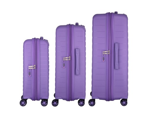 Набір валіз 2E Aero (L+M+S), лавандові (2E-SPP-AERO-SET3-LV)