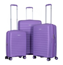 Набір валіз 2E Aero (L+M+S), лавандові (2E-SPP-AERO-SET3-LV)