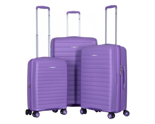 Набір валіз 2E Aero (L+M+S), лавандові (2E-SPP-AERO-SET3-LV)