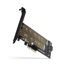 Контролер AXAGON PCIe to NVMe+SATA M.2 (PCEM2-D)