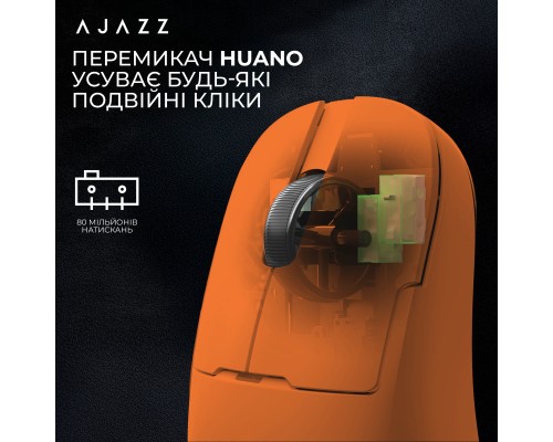 Мишка Ajazz AJ159P MC Wireless/Bluetooth/USB Charging Dock Orange (AJ159P-MC-Orange)