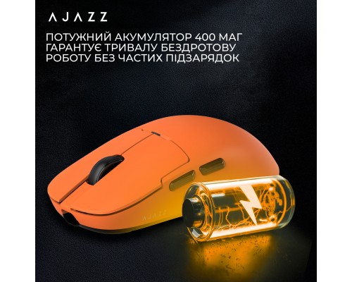 Мишка Ajazz AJ159P MC Wireless/Bluetooth/USB Charging Dock Orange (AJ159P-MC-Orange)