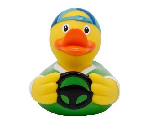 Іграшка для ванної Funny Ducks Автомобилист утка (L1826)